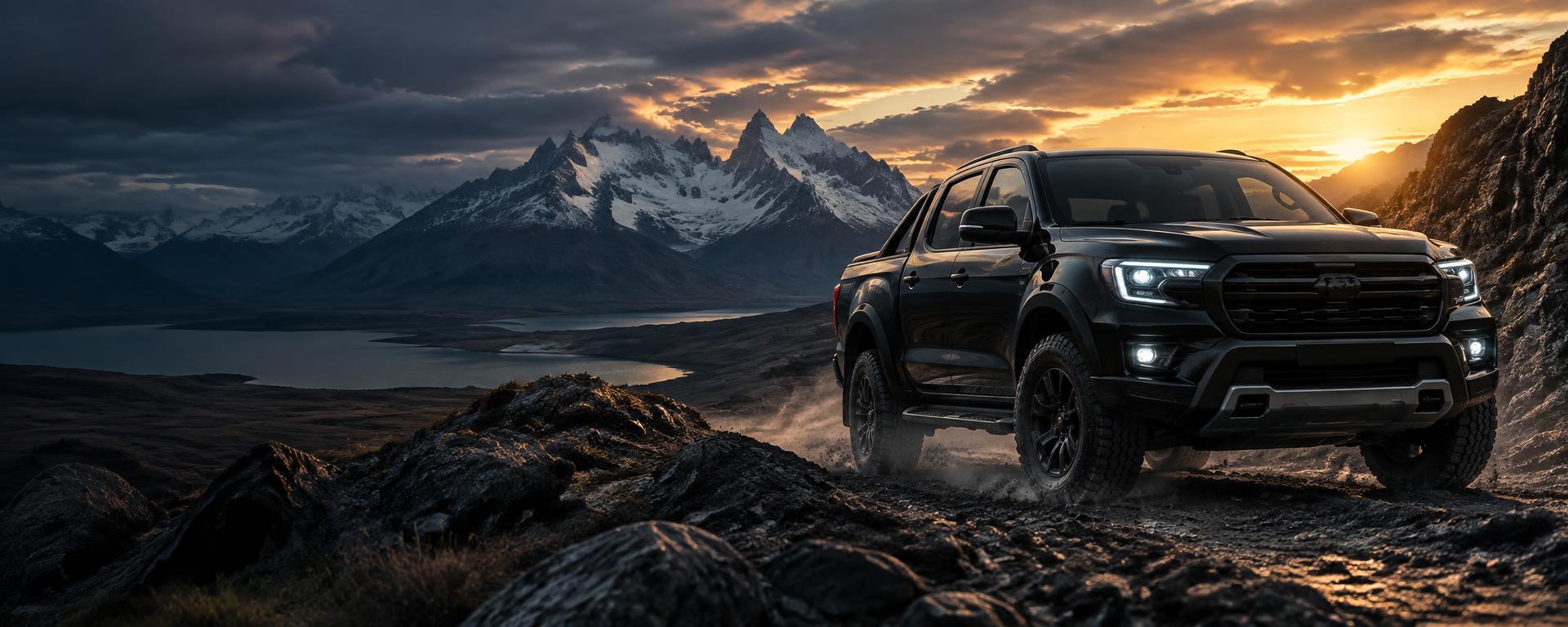 Pickup FRONTERA CARS en la montaña